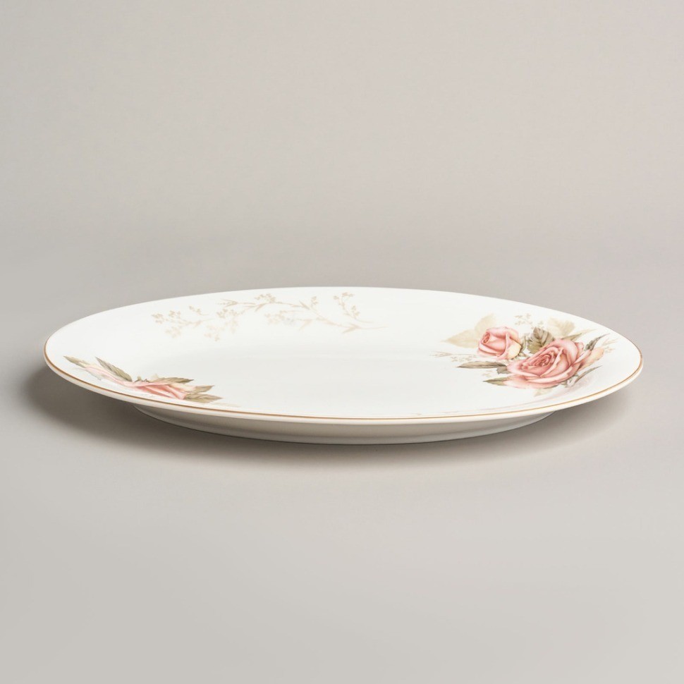 Блюдо овальное lefard "корейская роза" 30 см (590-677)