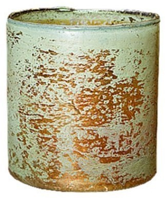 Подсвечник Ksa/5464, 10 см, стекло, Gold Green, ROOMERS FURNITURE