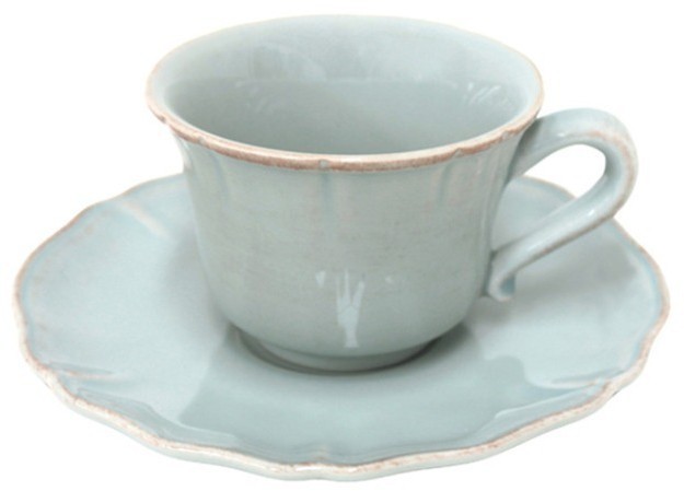 Чайная пара TCS01-TRQ(TCS01-00201D), керамика, Turquoise, Costa Nova