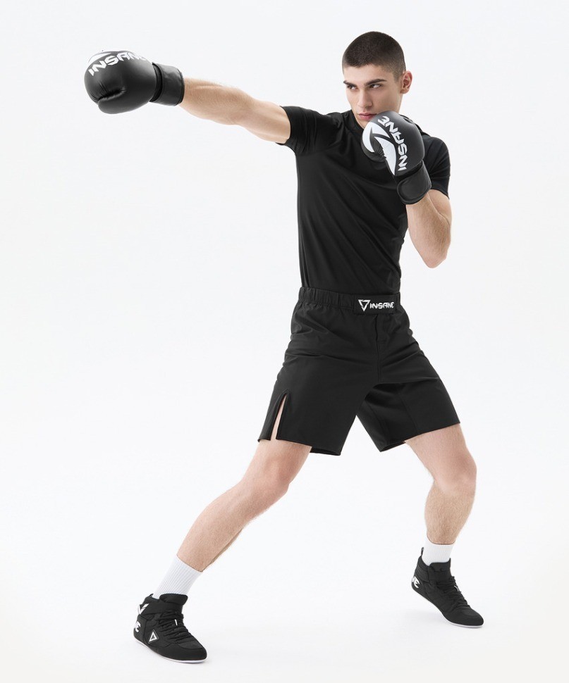 БЕЗ УПАКОВКИ Обувь для бокса INSANE RAPID низкая, черный (2134213)