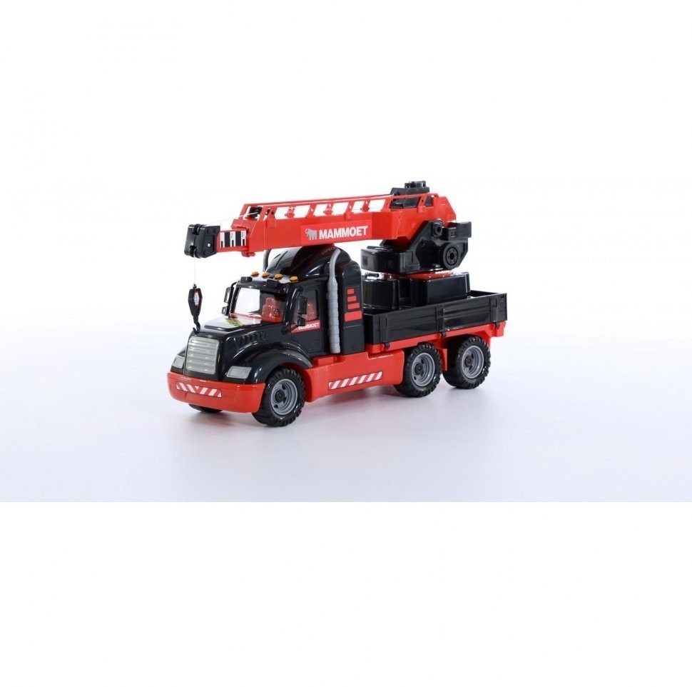 Автомобиль-кран с поворотной платформой (в коробке) (56832_PLS)