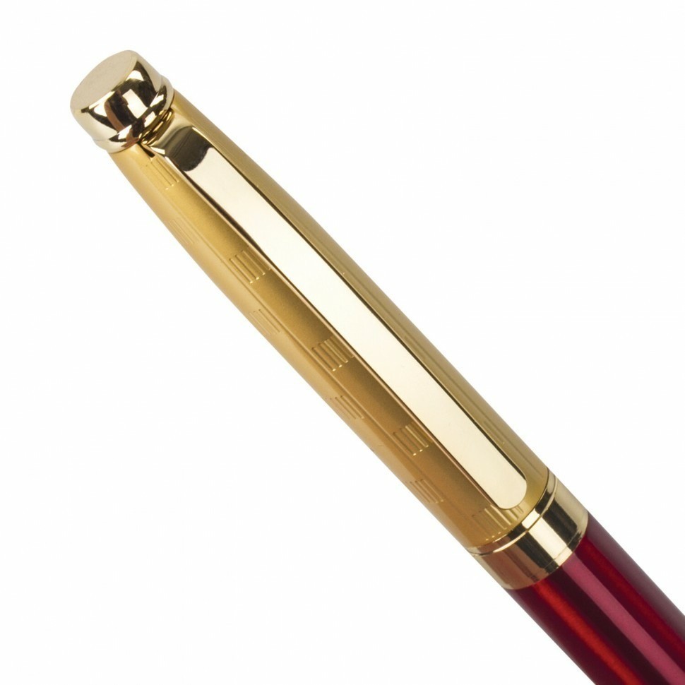 Ручка подарочная шариковая Galant Bremen корпус бордовый с золотистым синяя 141010 (90786)