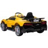 Детский электромобиль Bugatti Divo (желтый лак, 12V) - HL338