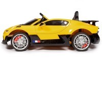 Детский электромобиль Bugatti Divo (желтый лак, 12V) - HL338