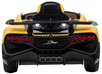 Детский электромобиль Bugatti Divo (желтый лак, 12V) - HL338