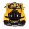 Детский электромобиль Bugatti Divo (желтый лак, 12V) - HL338