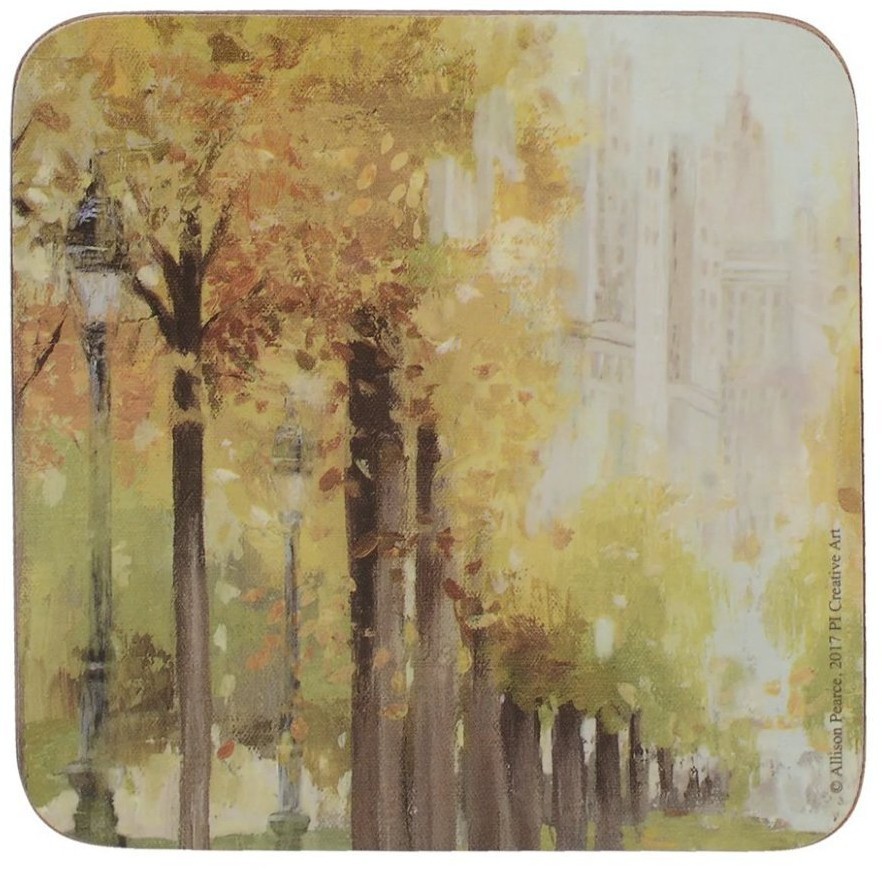 Creative Tops Набор из 6 подставок Central Park 10х10 5225896