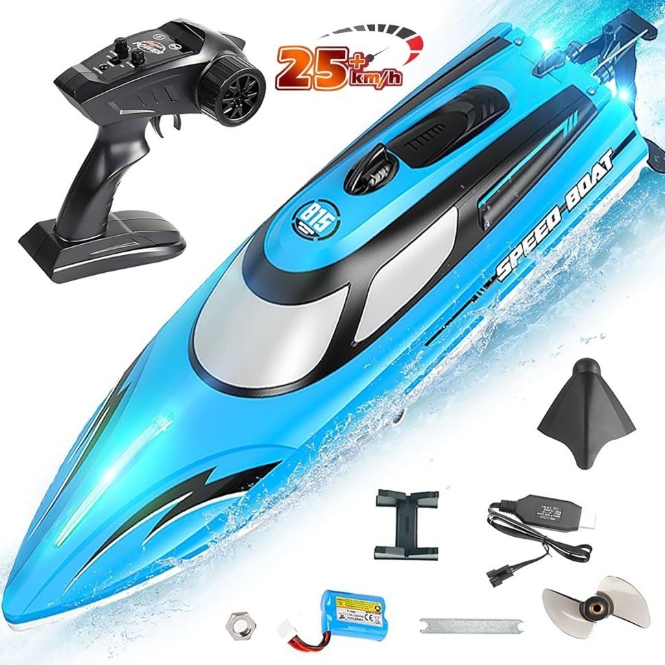Радиоуправляемый катер SET SAIL (36 см, 25 км/ч) (HJ815-BLUE)