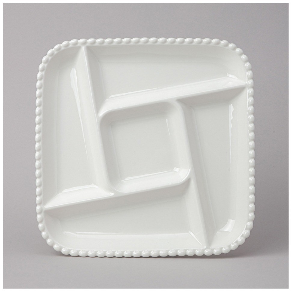 Менажница lefard "pearl" 5 секций квадратная 26,5*3 см (761-095)