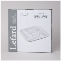 Менажница lefard "pearl" 5 секций квадратная 26,5*3 см (761-095)