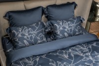 Комплект наволочек тенсель синий 70*70 (2шт) (TT-00014147)