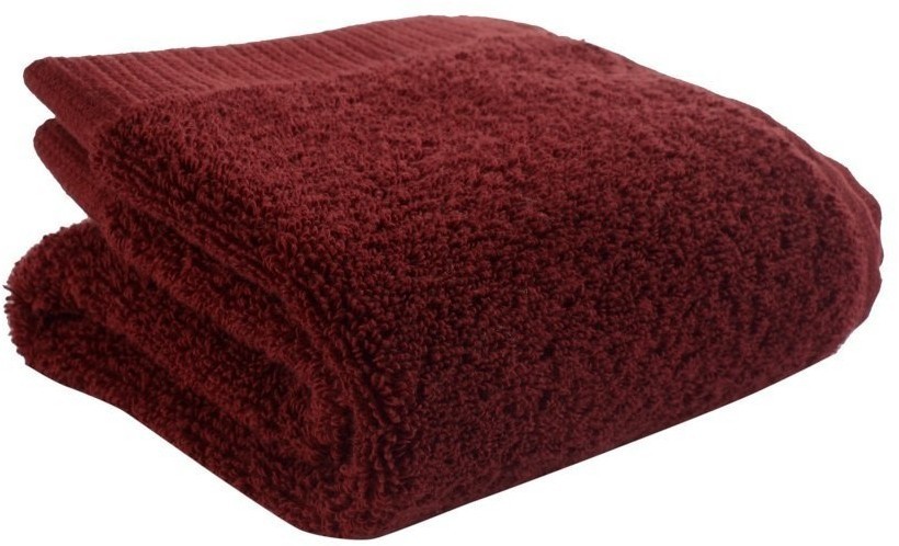 Полотенце для лица бордового цвета из коллекции essential, 30х50 см (63347)