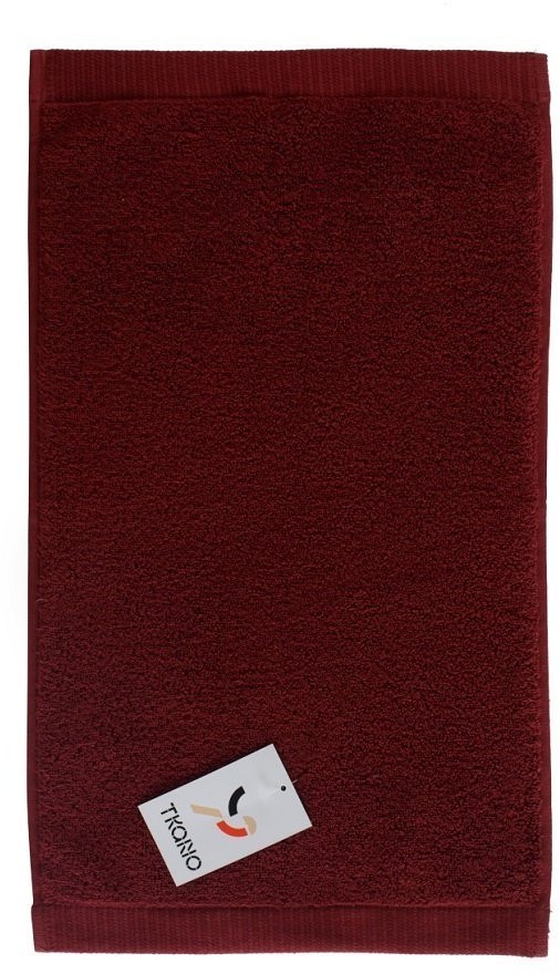 Полотенце для лица бордового цвета из коллекции essential, 30х50 см (63347)