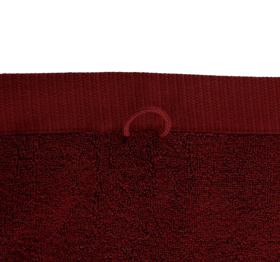Полотенце для лица бордового цвета из коллекции essential, 30х50 см (63347)