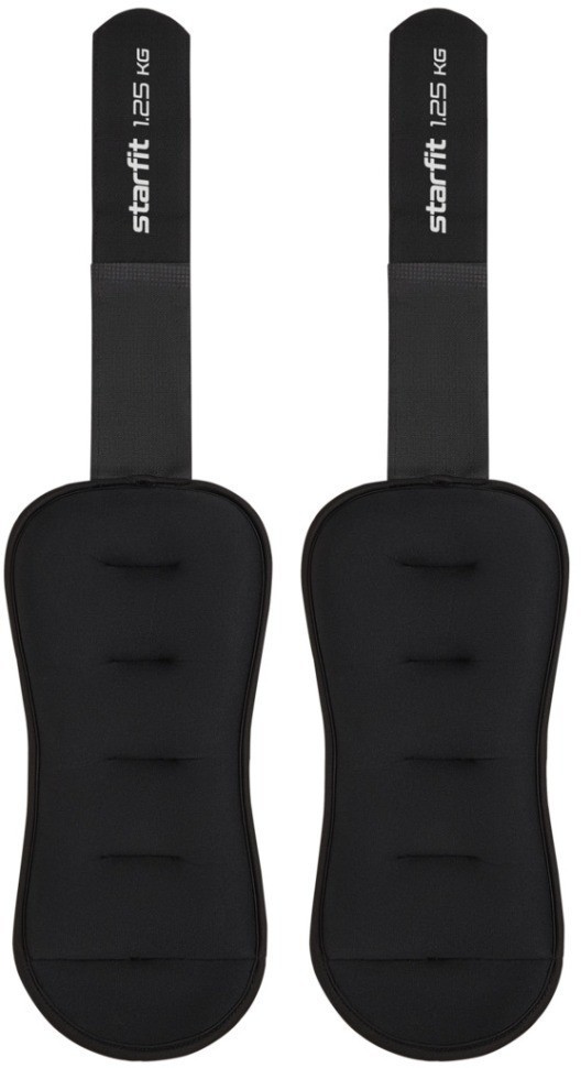 Утяжелители универсальные WT-503, 1,25 кг, черный (2108858)