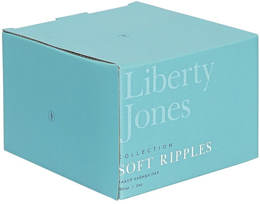 Набор чайных пар soft ripples, dual glazing, 250 мл, 2 шт. (75888)