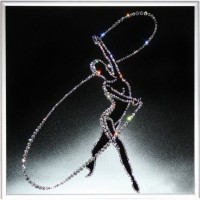 Картина Гимнастка с кристаллами Swarovski (2081)