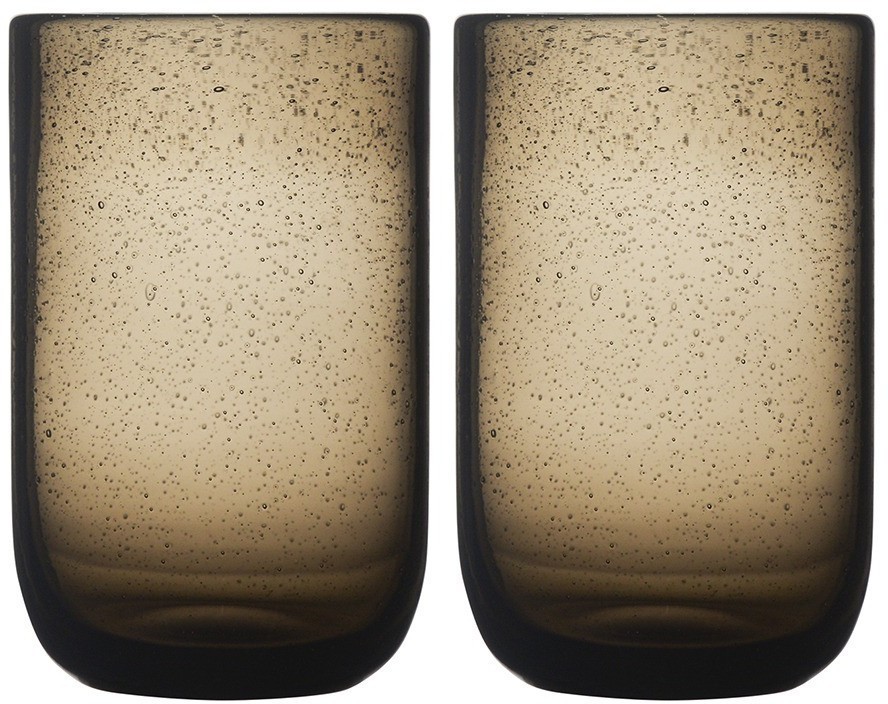 Набор стаканов flowi, 510 мл, серо-коричневые, 2 шт. (76462)