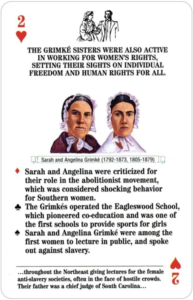 Карты "Famous Women of the Civil War Card Game" (47065)