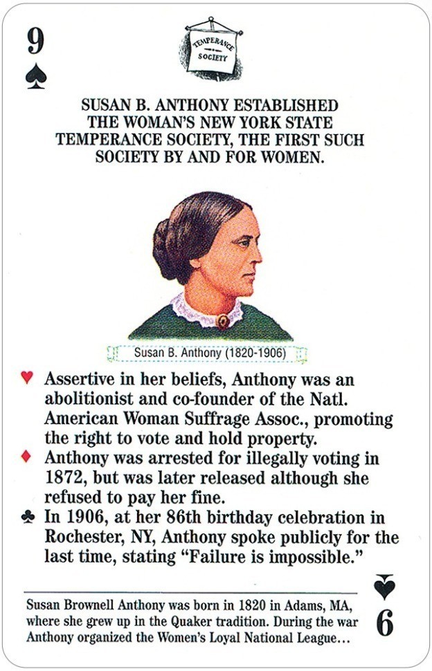 Карты "Famous Women of the Civil War Card Game" (47065)