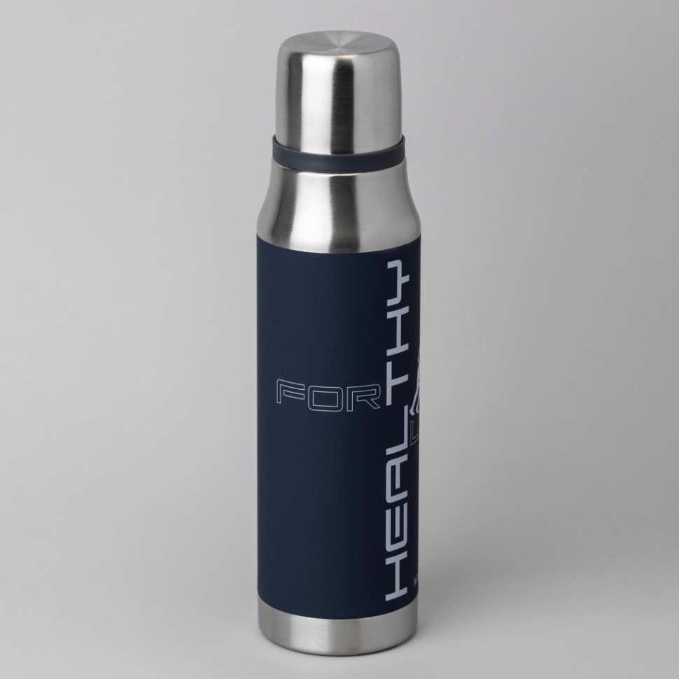 Термос healthy live 1000 мл, колба нерж.сталь 18/10 Agness (798-105)