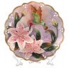 Тарелка декоративная lefard "лилии" 20,5*3,5 см (59-383)
