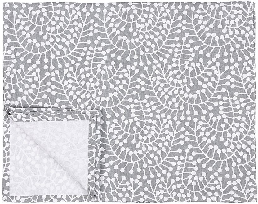 Дорожка на стол серого цвета с принтом Спелая Смородина из коллекции scandinavian touch, 45х150 см (73522)