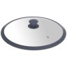 Крышка с силиконовым ободом диаметр=28 см Agness (923-219)
