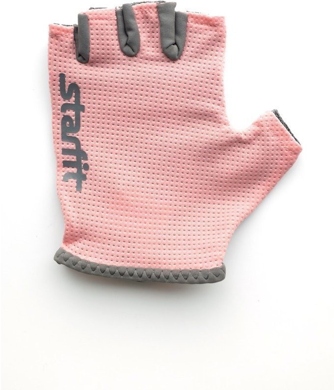 Перчатки для фитнеса SU-127, розовый/серый (654162)