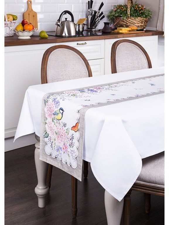 Дорожка на стол "каприз" 40х220см ,100% хлопок,твилл SANTALINO (850-712-3)