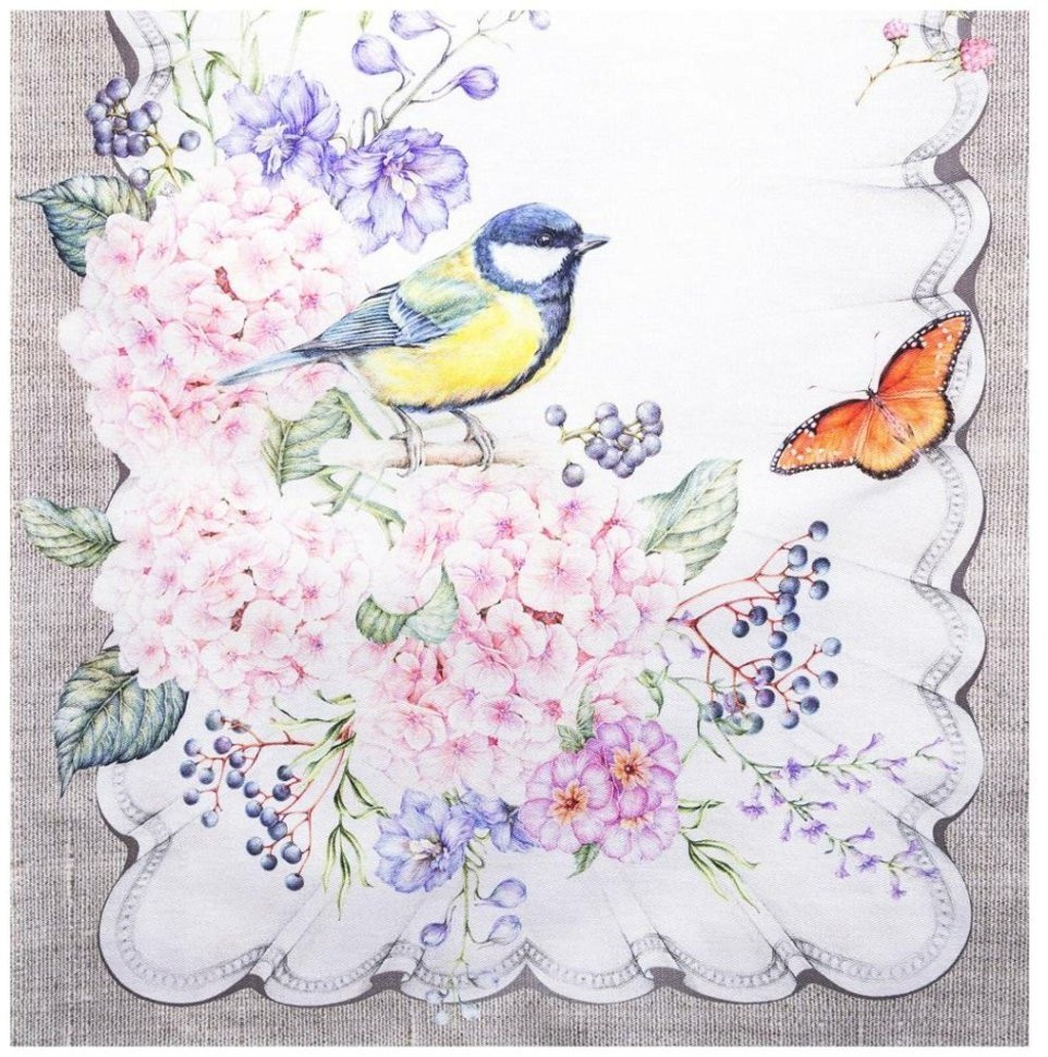 Дорожка на стол "каприз" 40х220см ,100% хлопок,твилл SANTALINO (850-712-3)