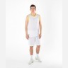 Шорты баскетбольные JBS-1120-014, белый/желтый (430697)