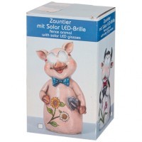 Светильник садовый на солнечных батарейках &quot;поросенок&quot; высота=24 см. Amsinck+Sell (644-502)