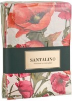 Кпб 2-х спальный &quot;маки&quot; под 175*215 -1шт., пр (цвет св.зеленый) 220*250  -1шт., нав70*70-2шт SANTALINO (984-723)