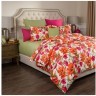 Кпб 2-х спальный "маки" под 175*215 -1шт., пр (цвет св.зеленый) 220*250  -1шт., нав70*70-2шт SANTALINO (984-723)