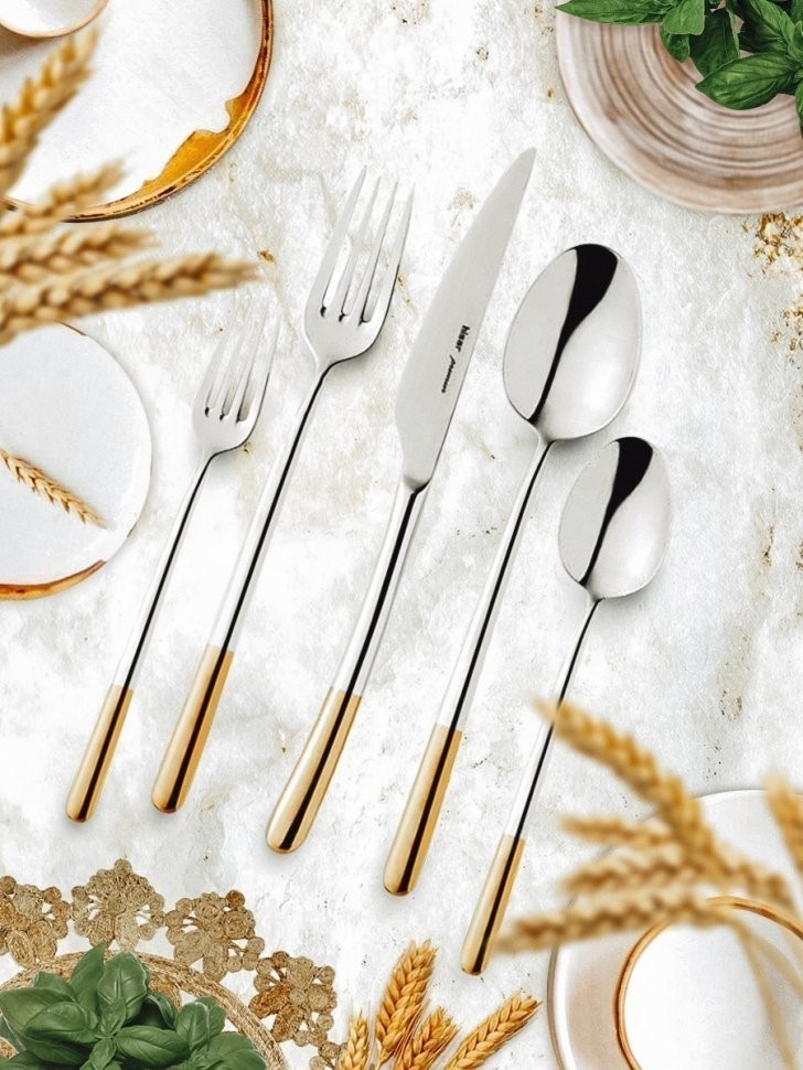 Набор столовых приборов BAHAMA Gold 30 шт H58064