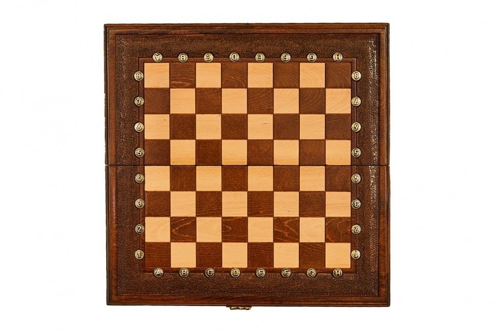 Шахматы + нарды резные "Гамбит 1" 40, Simonyan (46999)