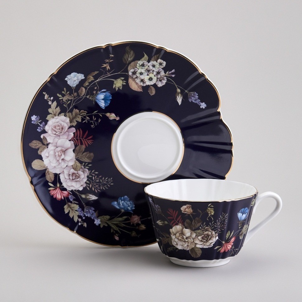 Чайная пара lefard "кобальт" 300 мл (86-2357-1)