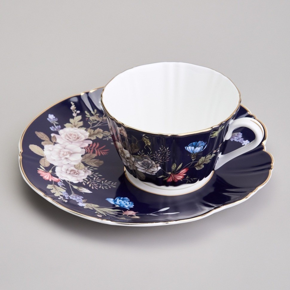 Чайная пара lefard "кобальт" 300 мл (86-2357-1)