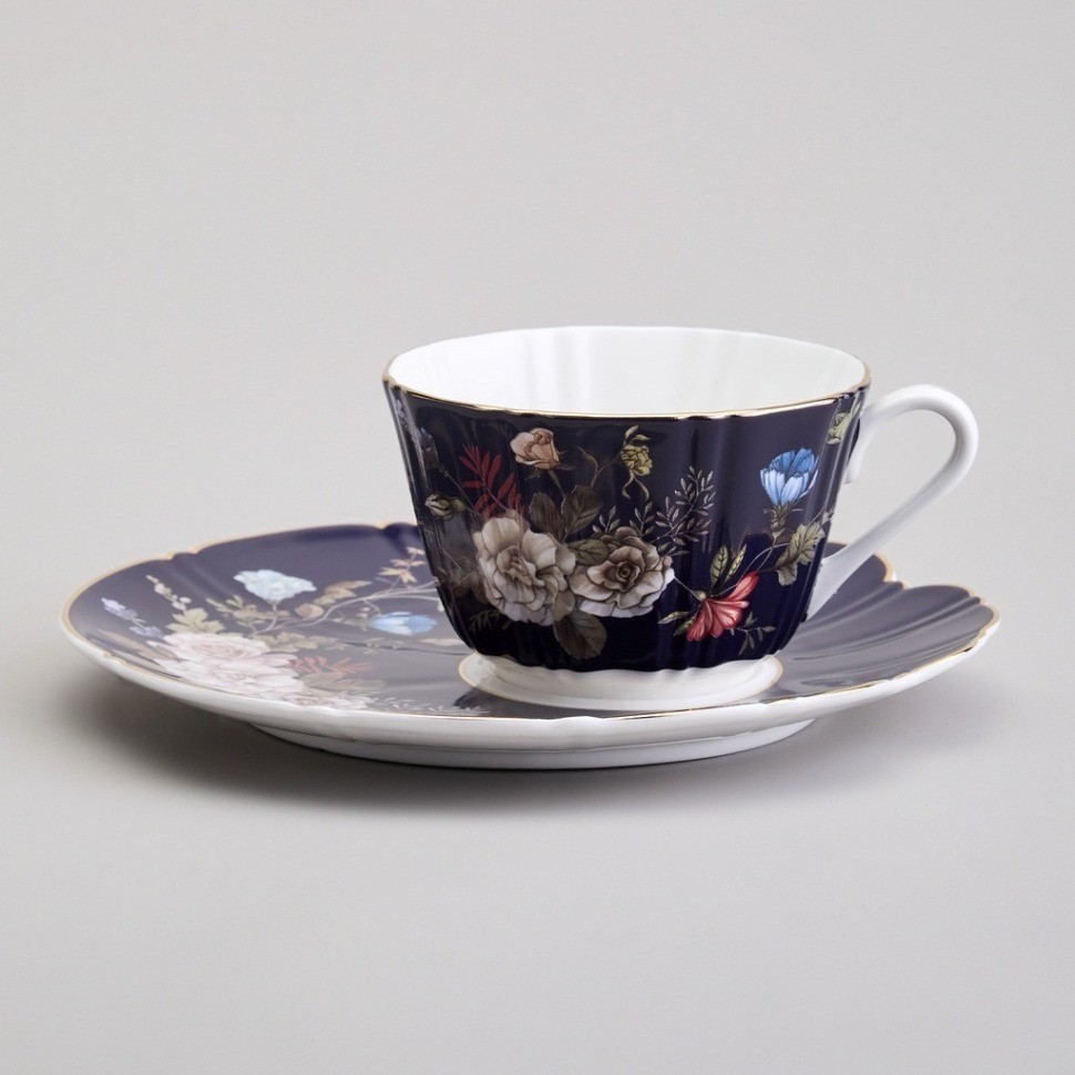 Чайная пара lefard "кобальт" 300 мл (86-2357-1)