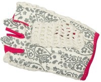 Перчатки для фитнеса SU-110, белый/розовый (165005)