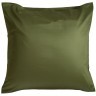 Набор из двух наволочек из сатина оливкового цвета из коллекции wild, 70х70 см (68430)