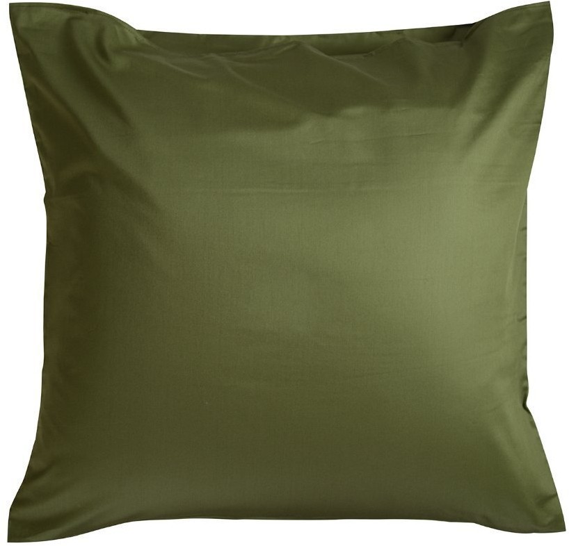 Набор из двух наволочек из сатина оливкового цвета из коллекции wild, 70х70 см (68430)