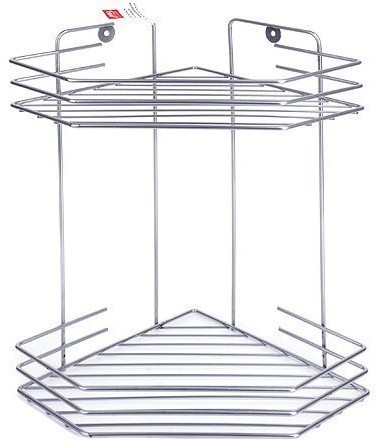 Полка угловая 2 секция хром МВ (АЛТ72С)
