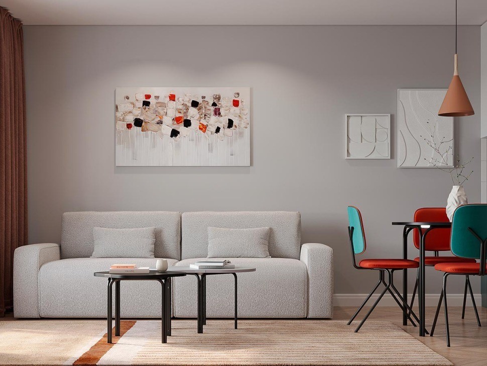 Панно декоративное fleur, 80х140 см, бежевое (78820)