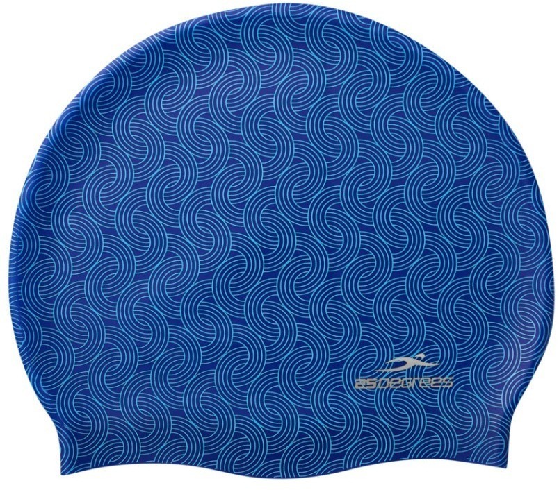 Шапочка для плавания 25DEGREES Twist Blue, силикон (2104929)