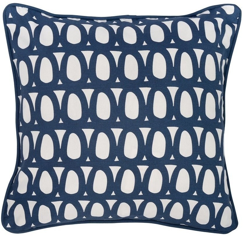 Чехол на подушку с принтом twirl темно-синего цвета из коллекции cuts&pieces, 45х45 см (72612)