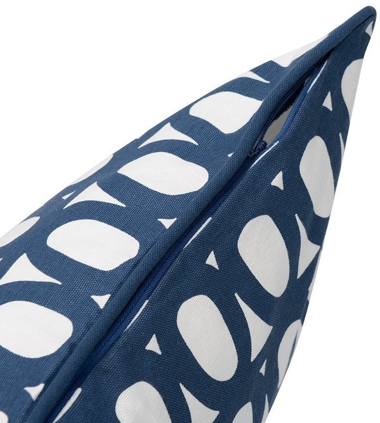 Чехол на подушку с принтом twirl темно-синего цвета из коллекции cuts&pieces, 45х45 см (72612)