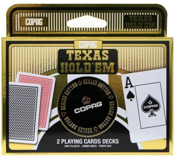 Карты "Copag Texas Holdem Double Metal" (33703)