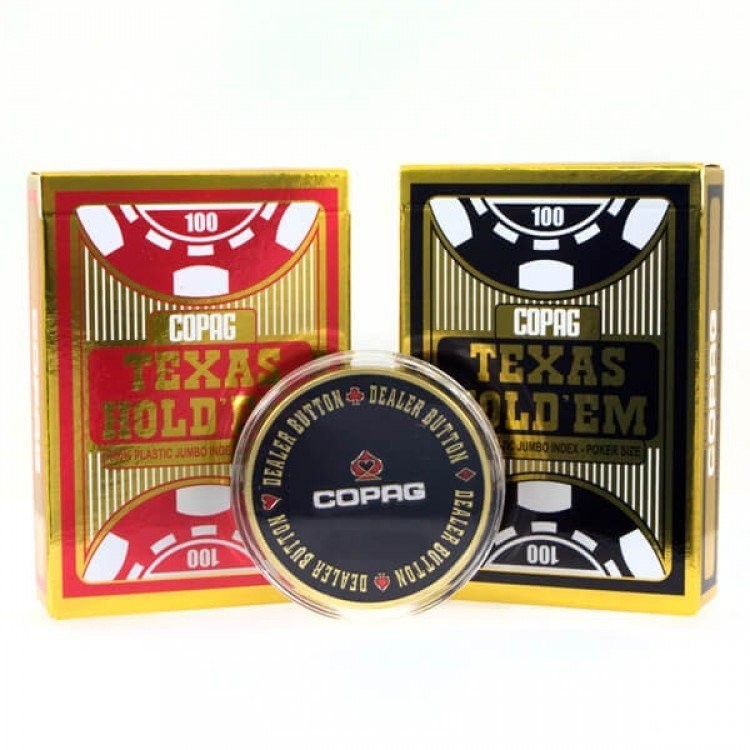 Карты "Copag Texas Holdem Double Metal" (33703)